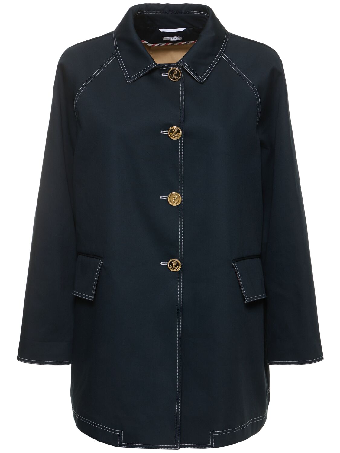 Image of Cotton Mackintosh Short Coat