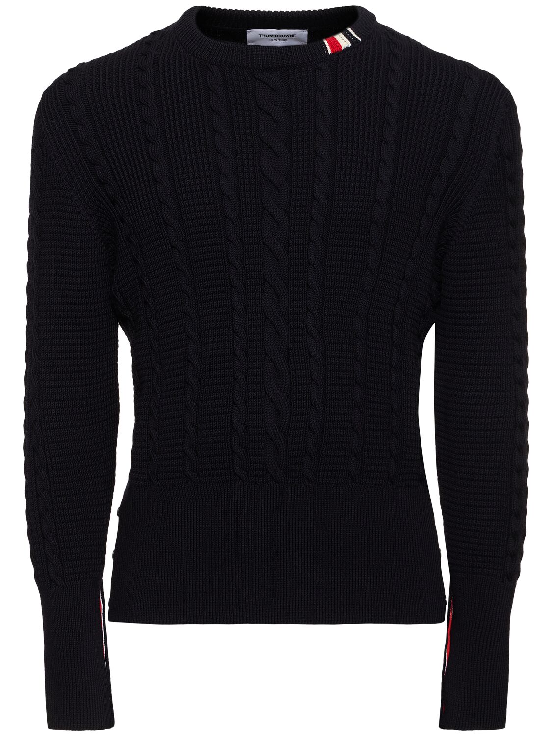 Thom Browne Navy Striped Sweater
