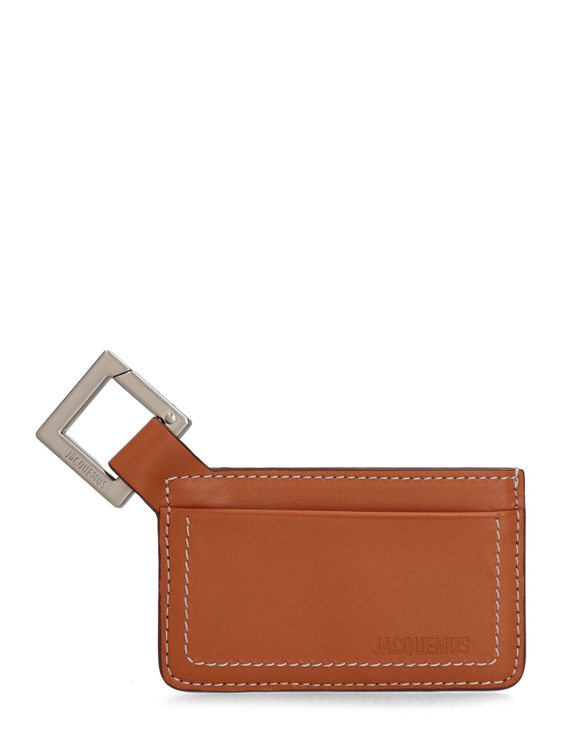 Jacquemus Le Porte-cartes Cuerda Leather Wallet In Red