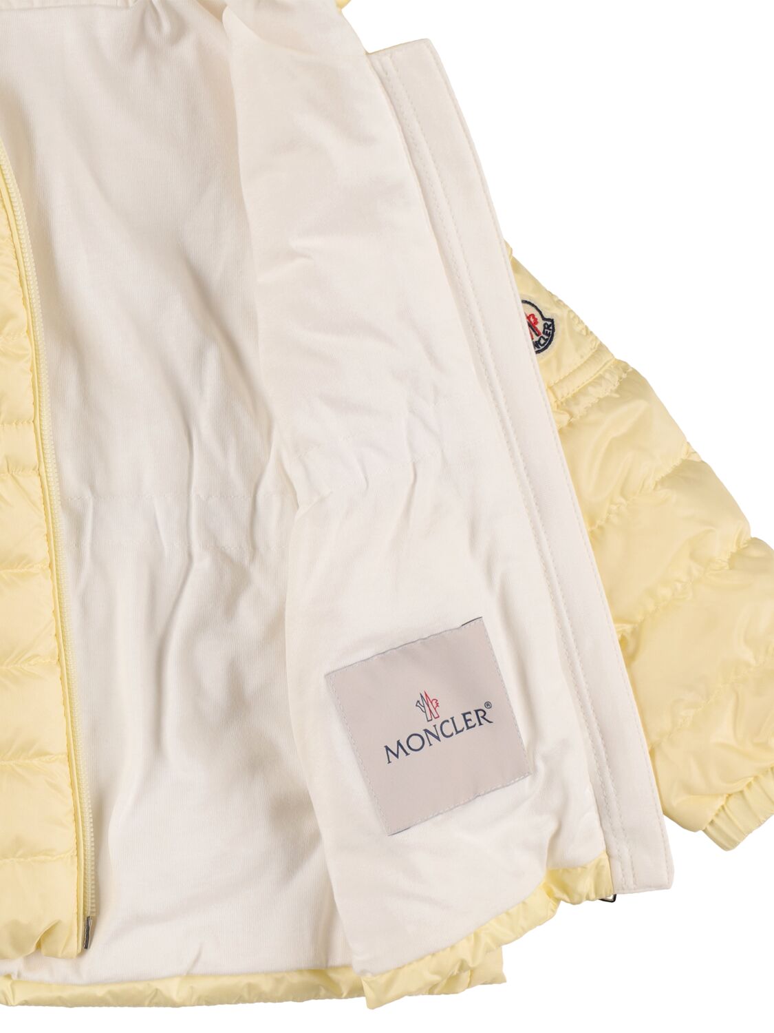 Shop Moncler Dalles Nylon Down Jacket In Yellow