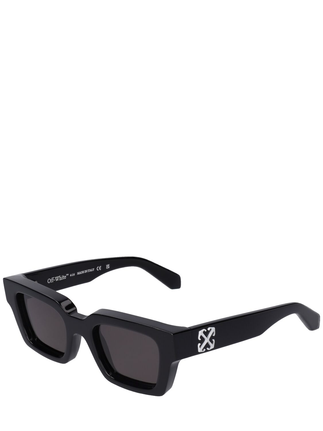 Shop Off-white Virgil Acetate Sunglasses In Black