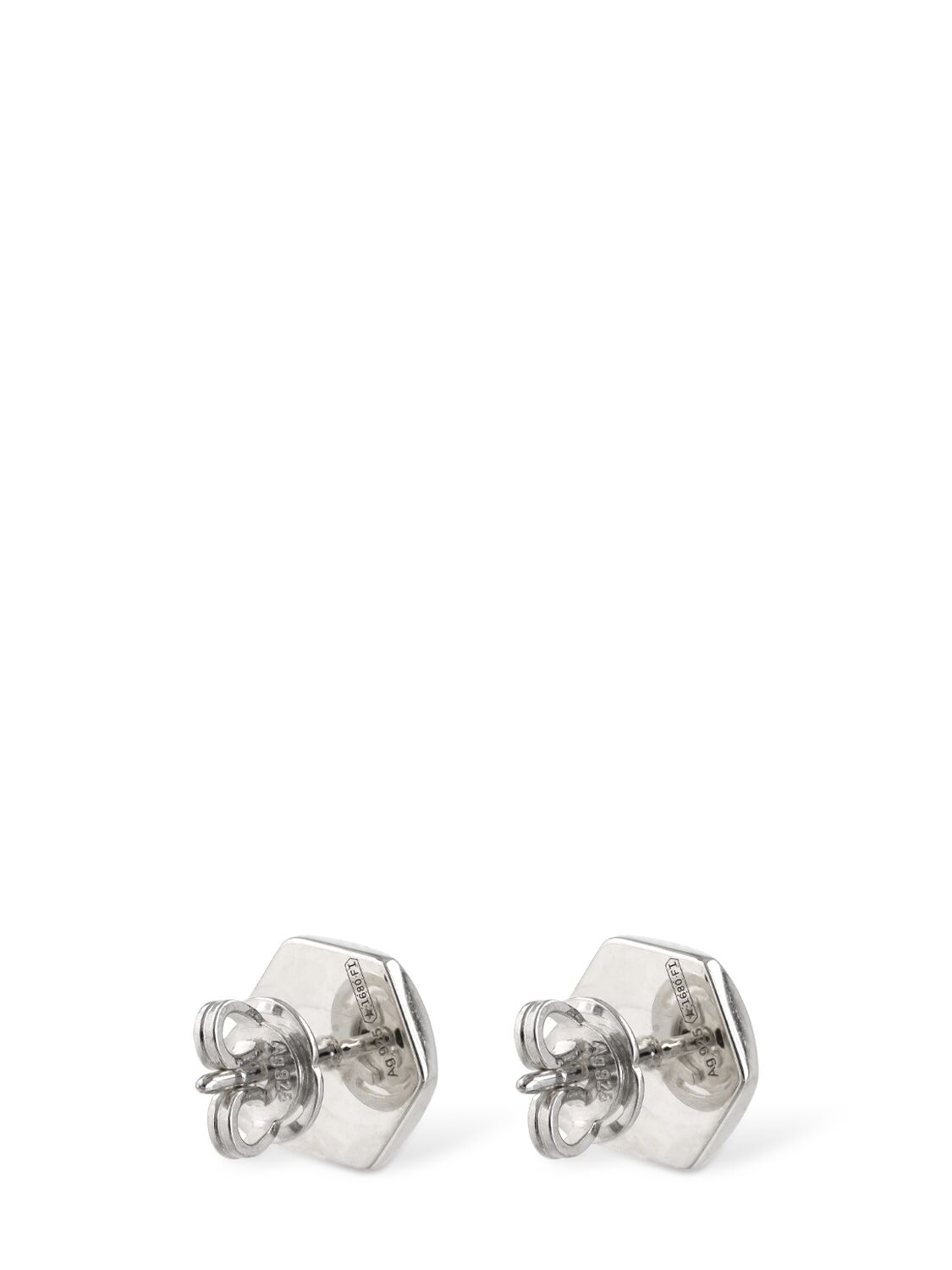 Shop Gucci Trademark Sterling Silver Earrings