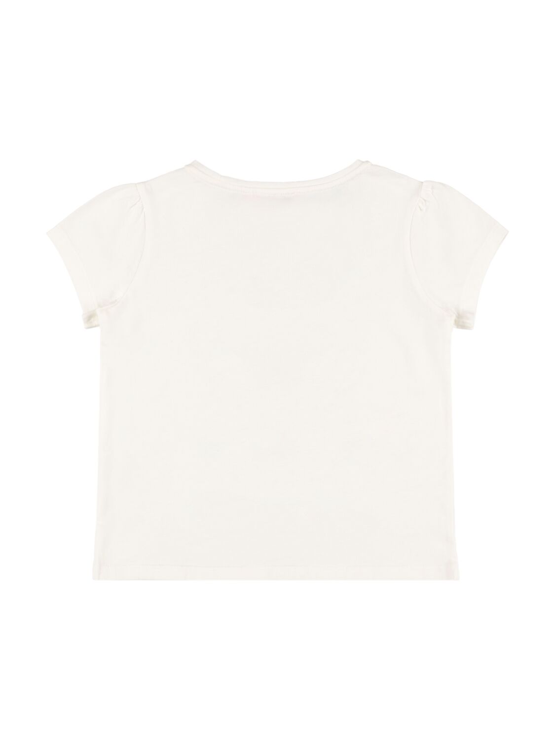 Shop Bonpoint Printed Cotton Jersey T-shirt In White