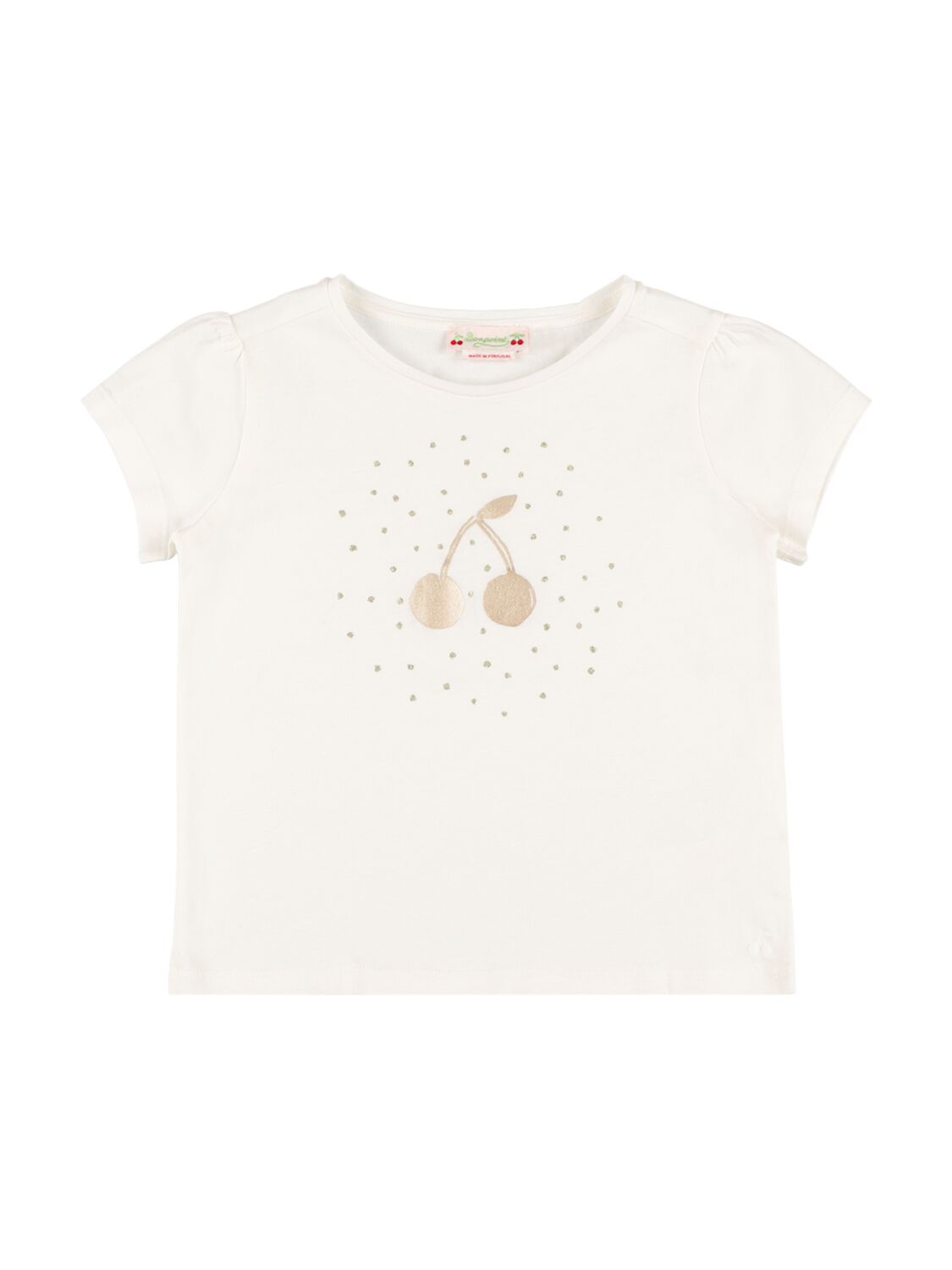 Bonpoint Kids' Printed Cotton Jersey T-shirt In White