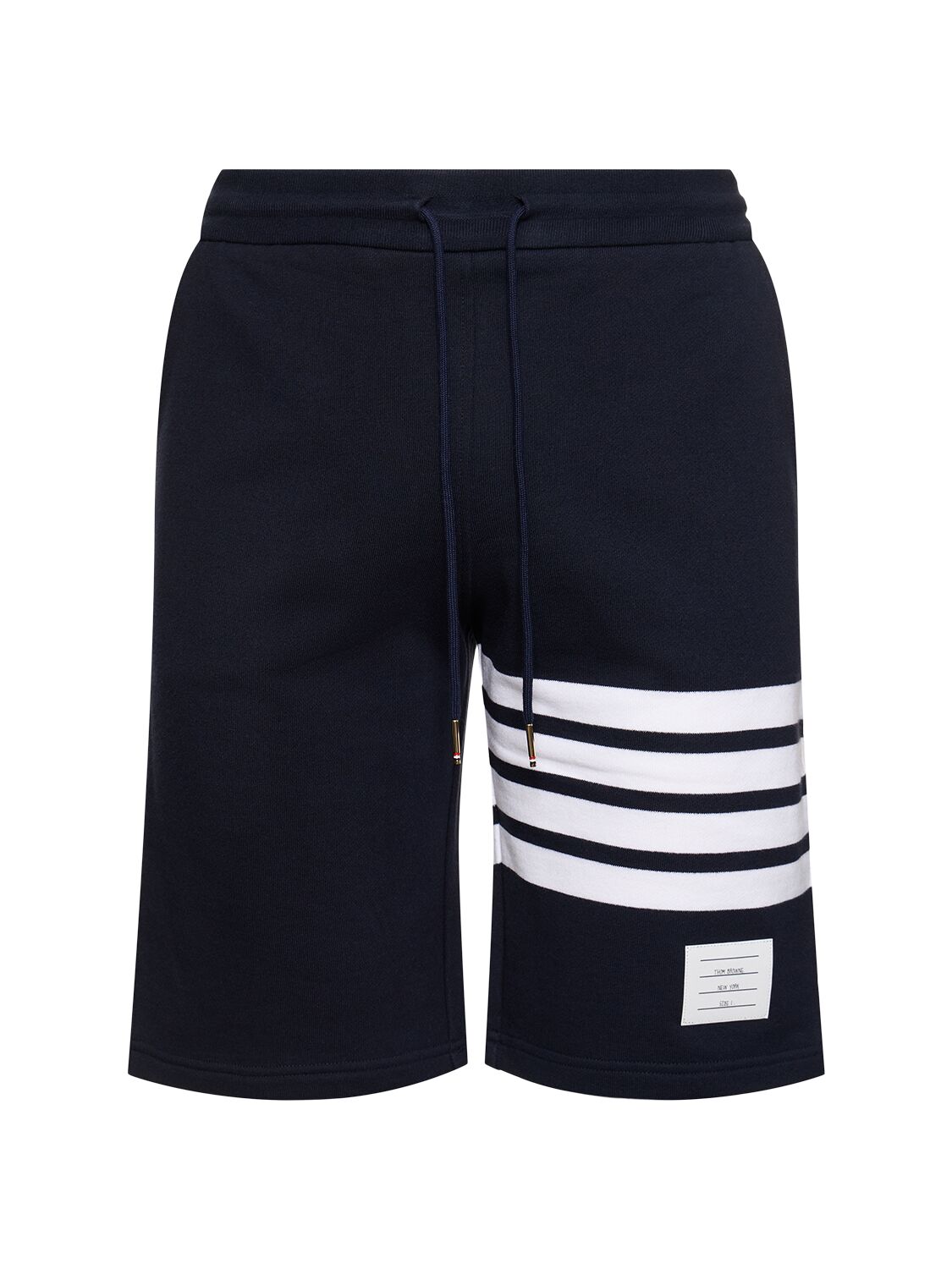 Bar Cotton Jersey Shorts - THOM BROWNE - Modalova
