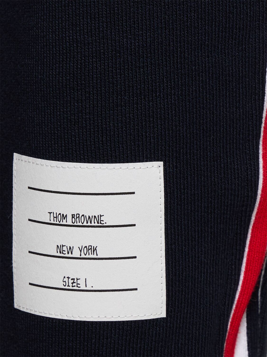 Shop Thom Browne 4-bar Cotton Sweatpants In Navy