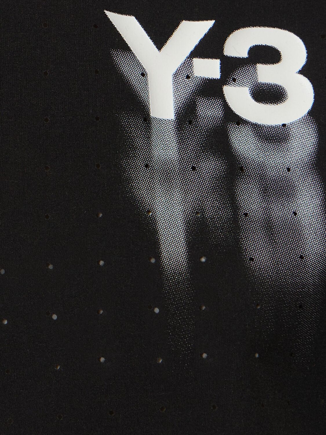 Shop Y-3 Run Cropped T-shirt In Black