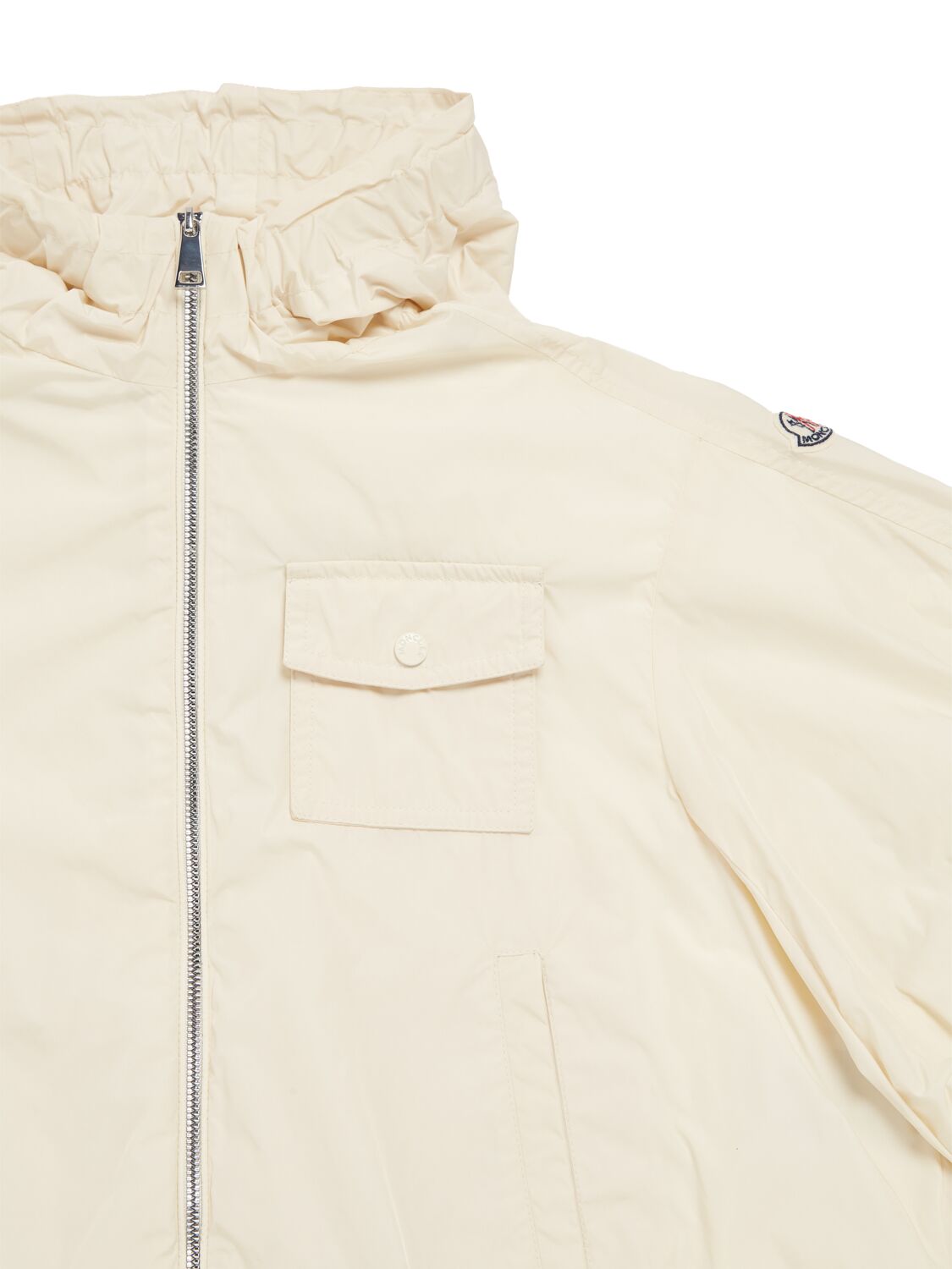 Shop Moncler Tangeni Tech Jacket In Snow White