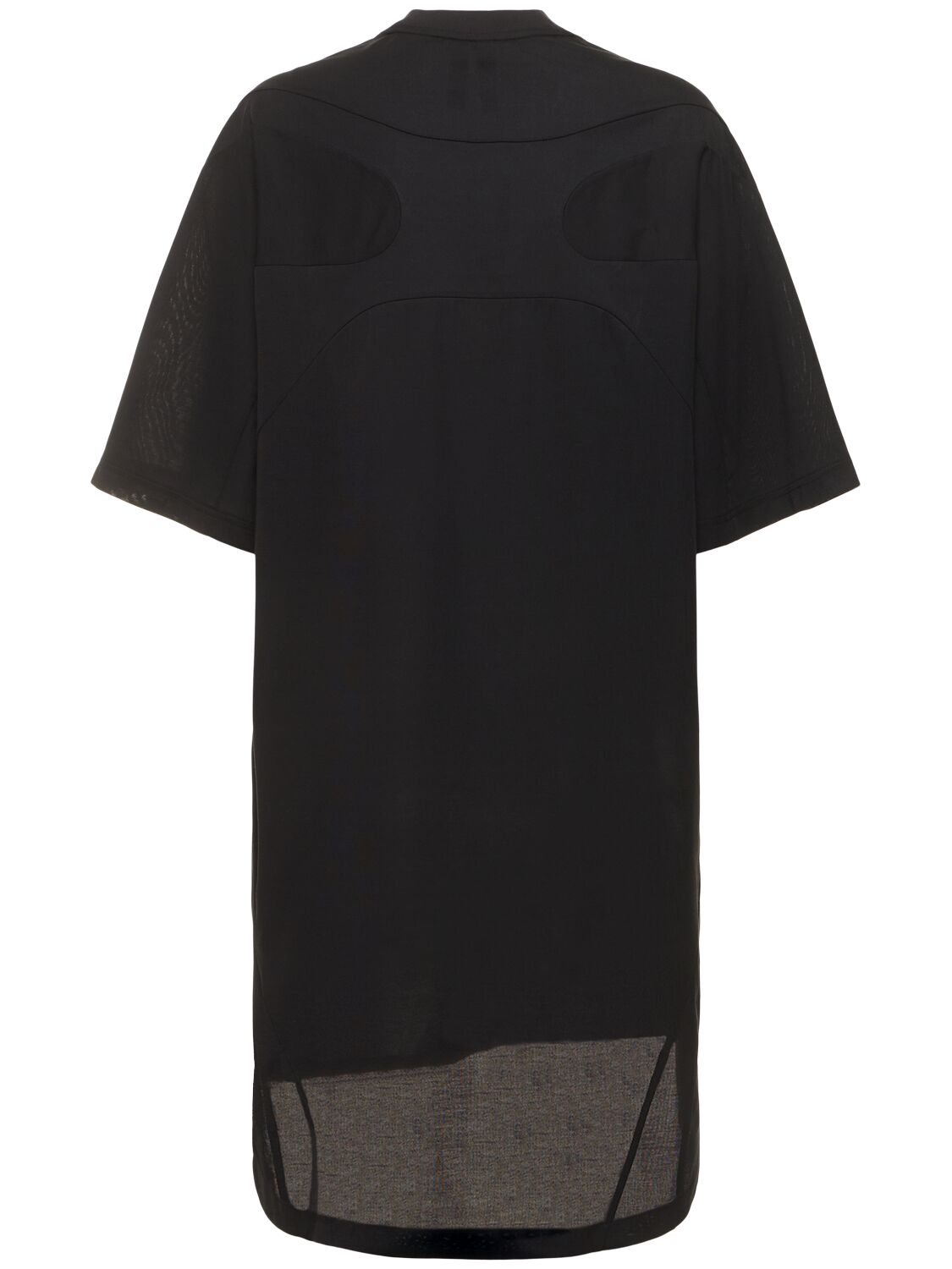Shop Y-3 Rust Dye T-shirt Dress In Black