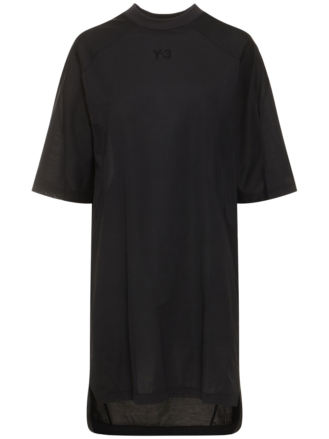 Y-3 Rust Dye T-shirt Dress In Black