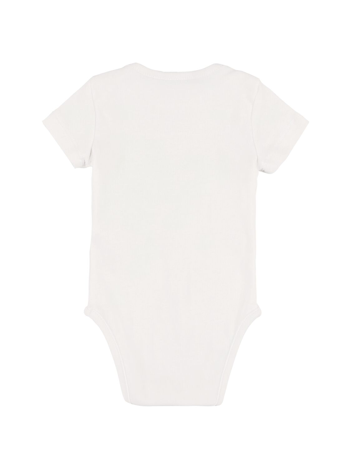 Shop Dsquared2 Cotton Jersey Bodysuit In White,green