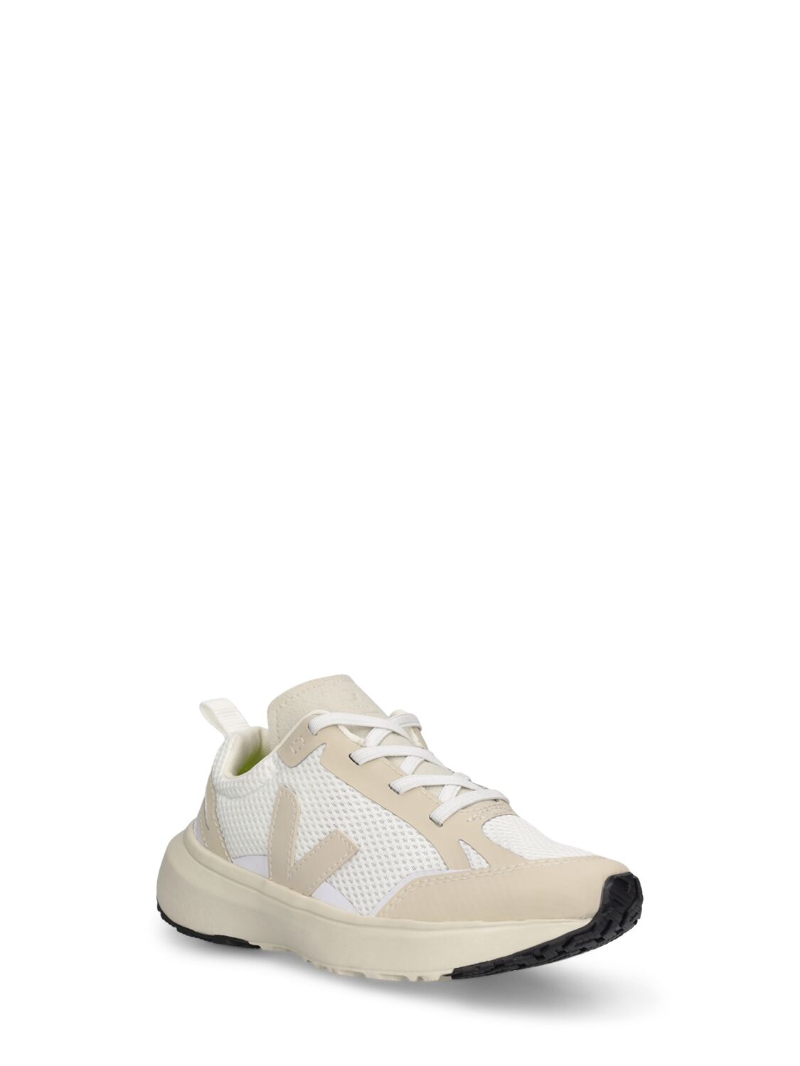 Shop Veja Canary Recycled Lace-up Sneakers In White