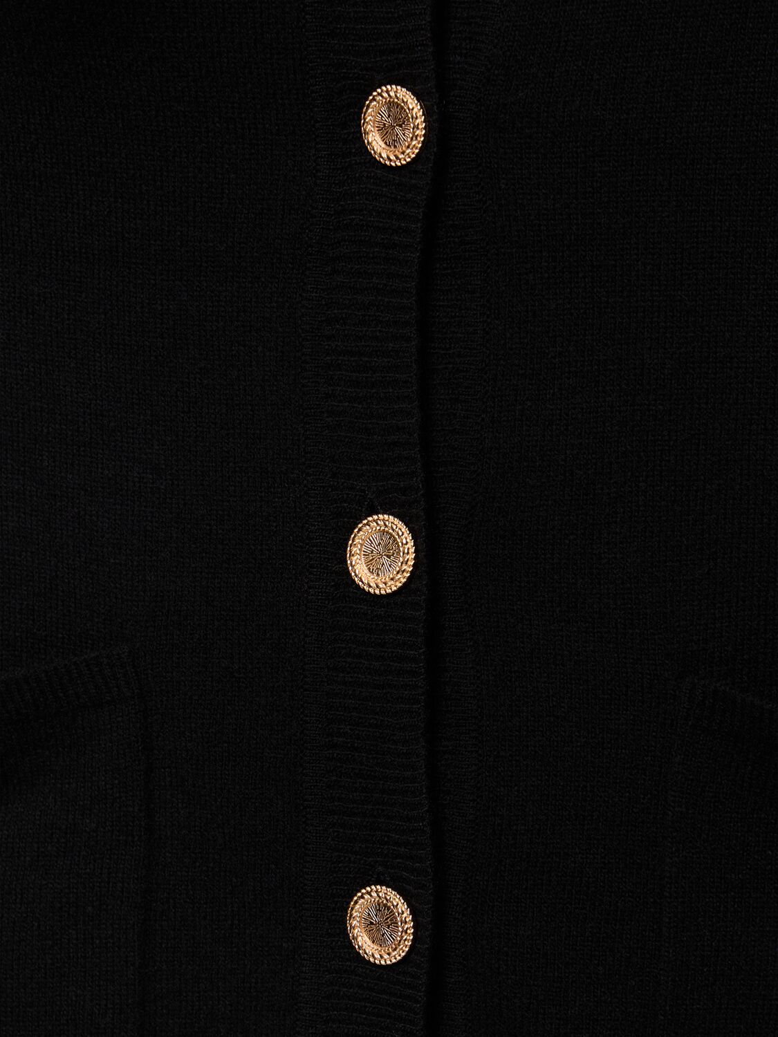 Shop Designers Remix Cosmo Wool & Cashmere Cardigan In Black