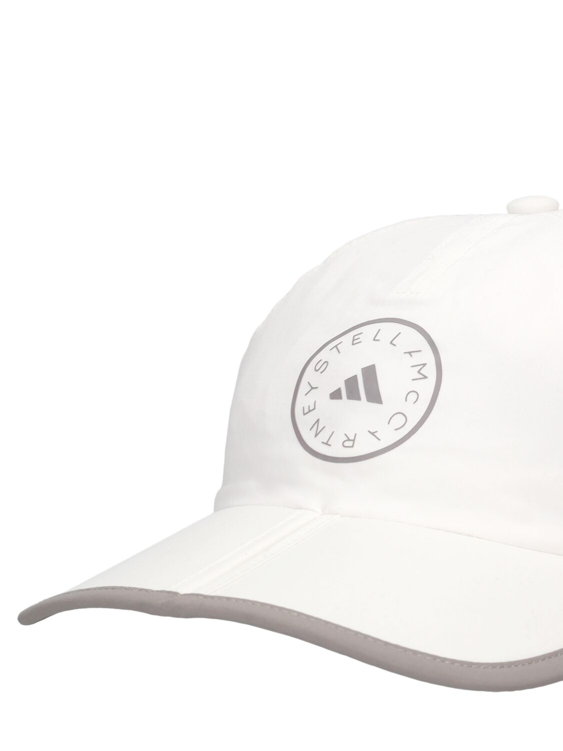 Shop Adidas By Stella Mccartney Asmc Baseball Cap W/ Logo In White