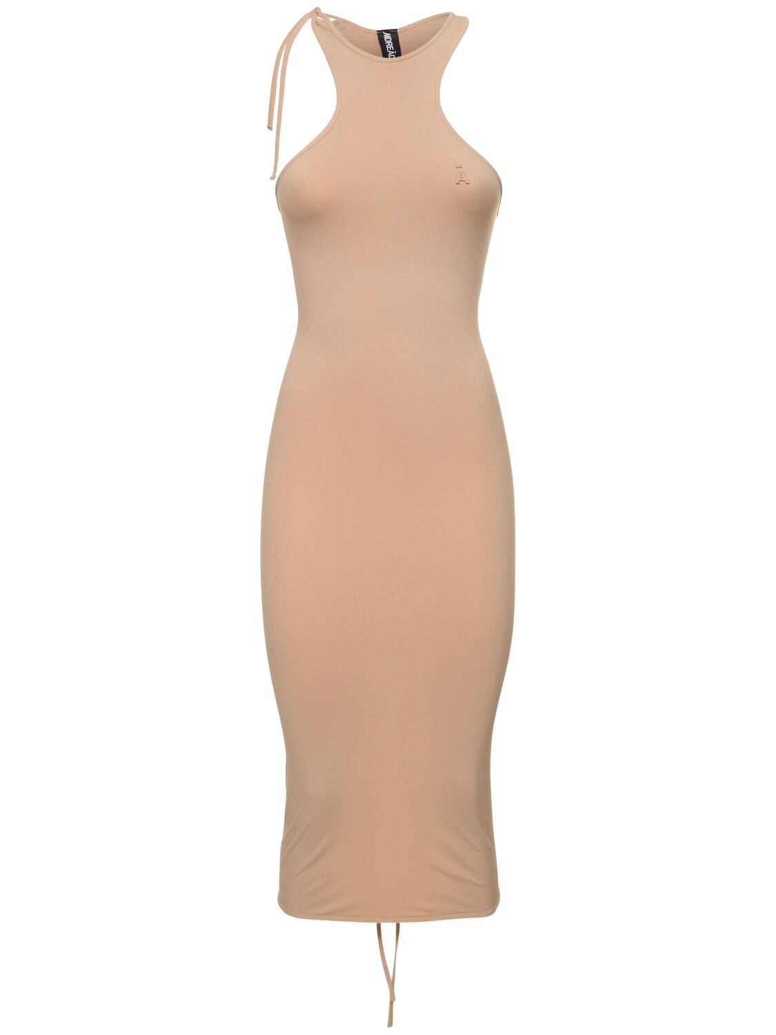 Andreädamo Sculpting Jersey Midi Dress In Nude