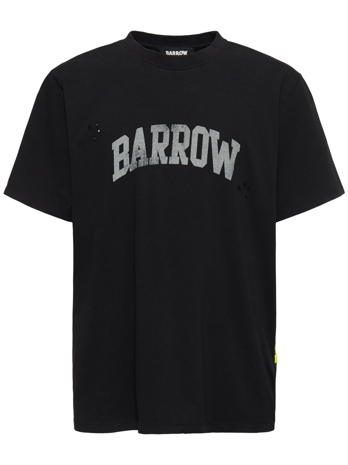 Barrow Printed T-shirt In Black