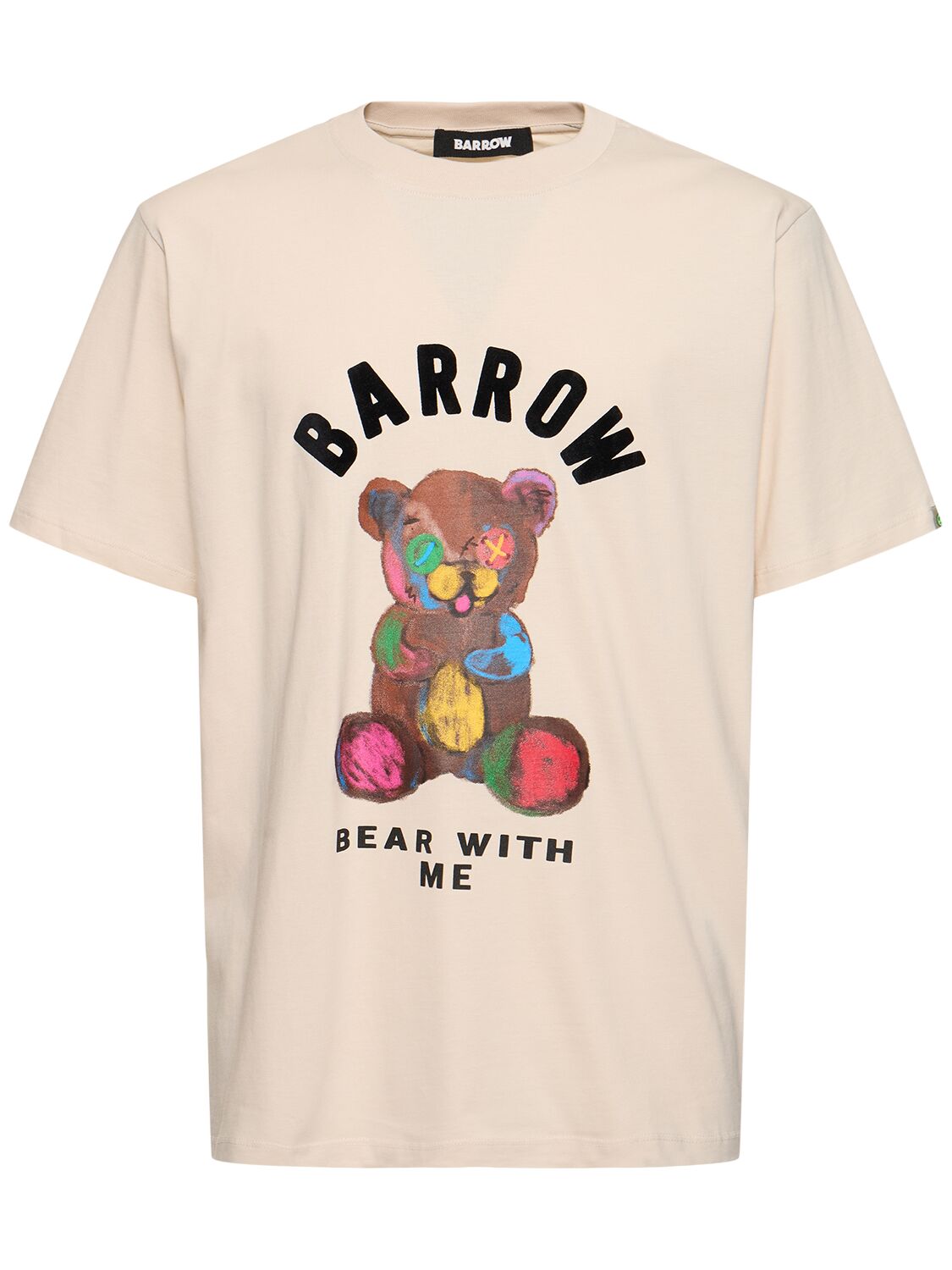 Shop Barrow Bear With Me Print T-shirt In Turtledove