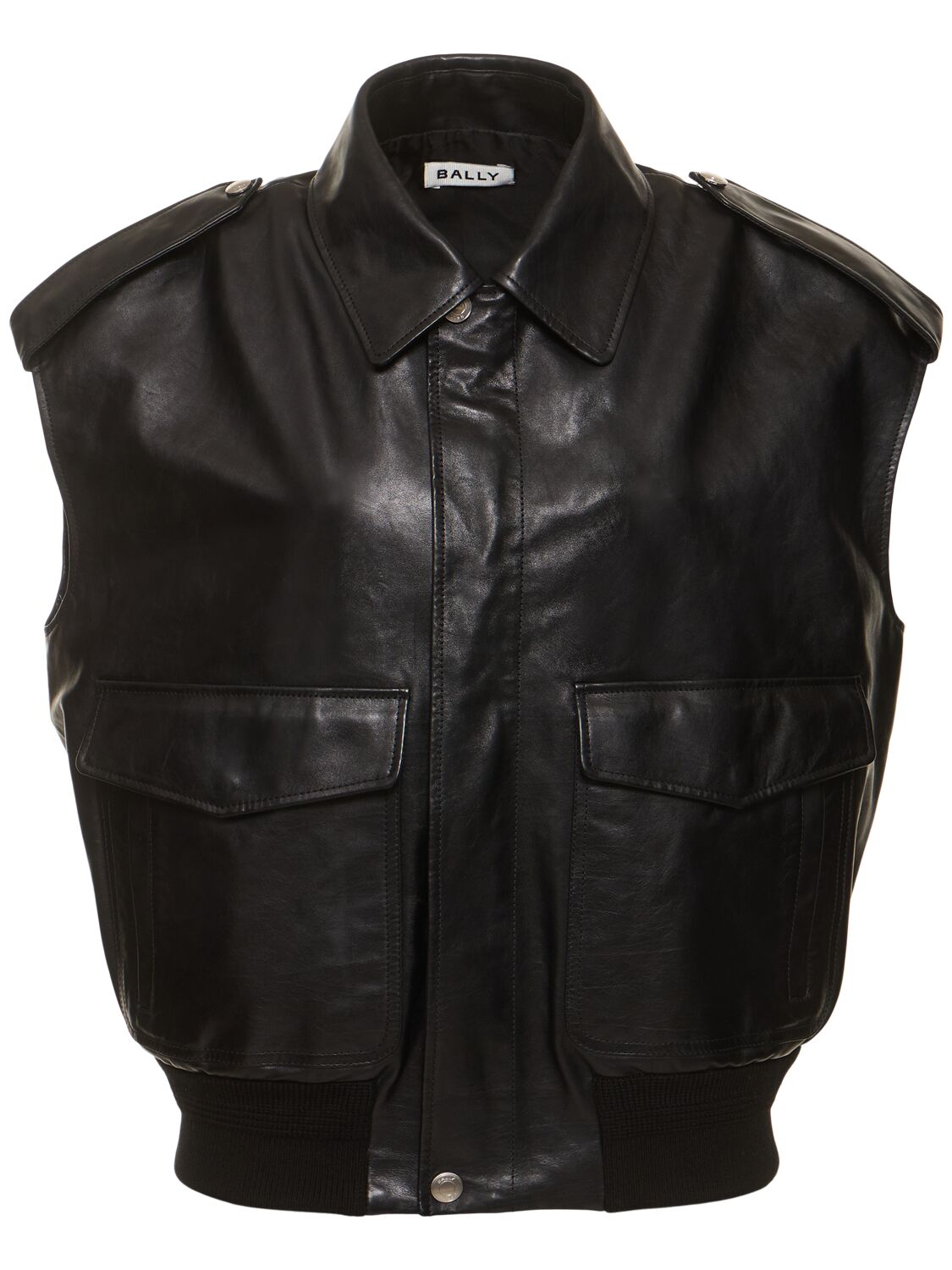 Leather Vest W/ Pockets