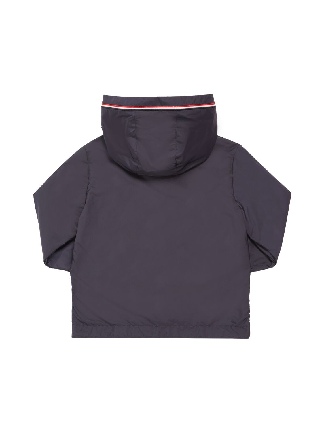 Shop Moncler New Urville Nylon Rainwear Jacket In Blue