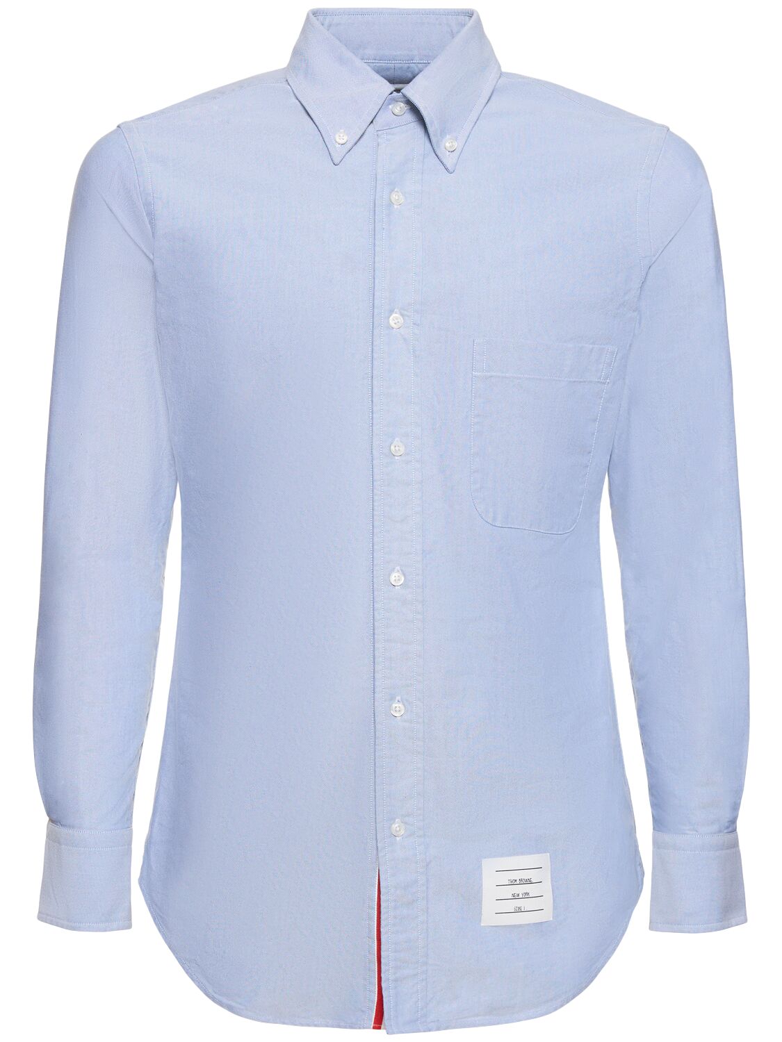 Thom Browne Classic Oxford Button Down Shirt In Light Blue