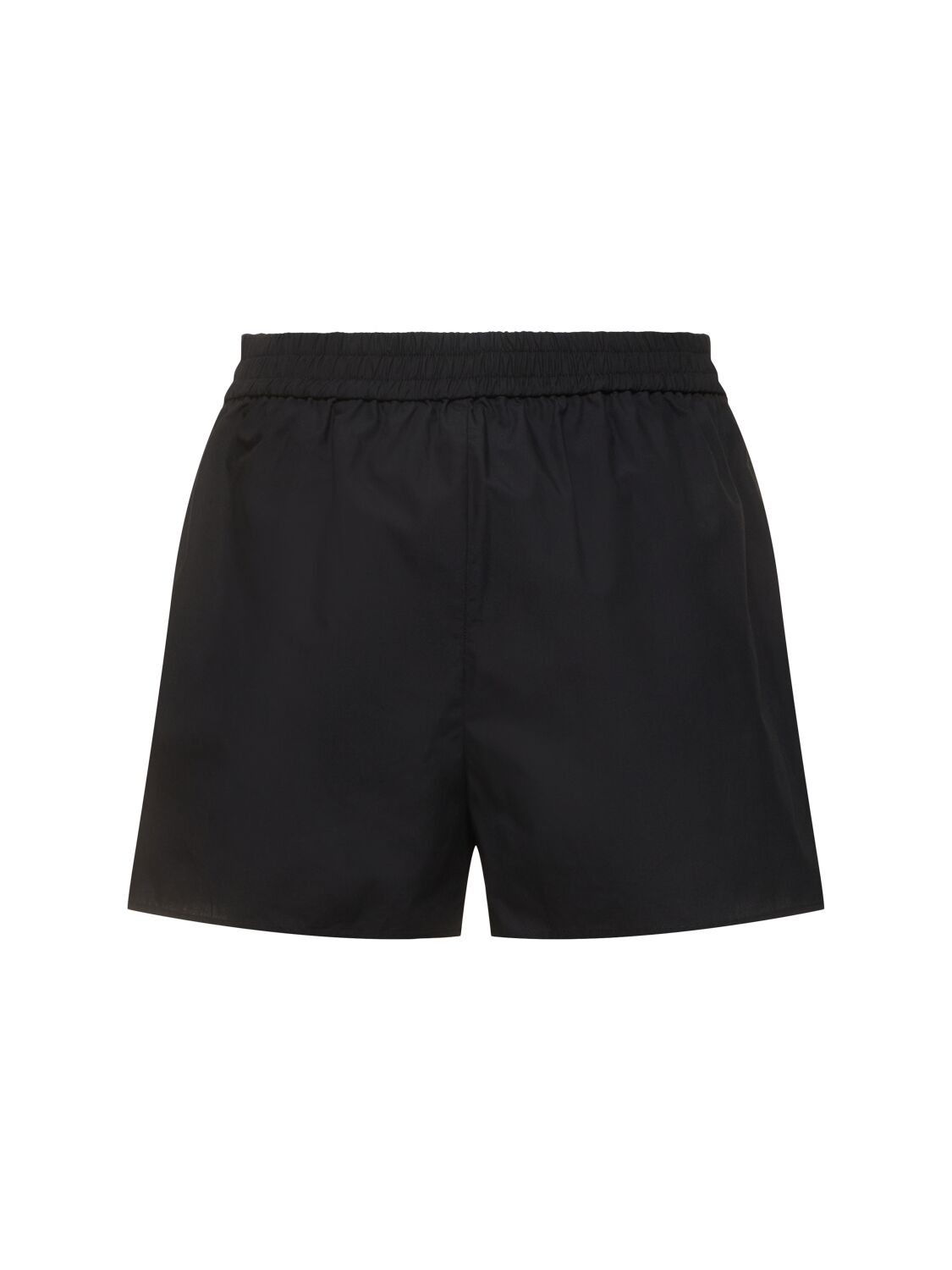 Shop Alexander Wang Classic Cotton Boxer Shorts In Black