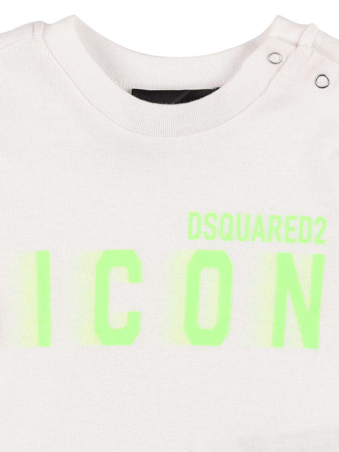 Shop Dsquared2 Cotton Jersey T-shirt & Sweat Shorts In White,green