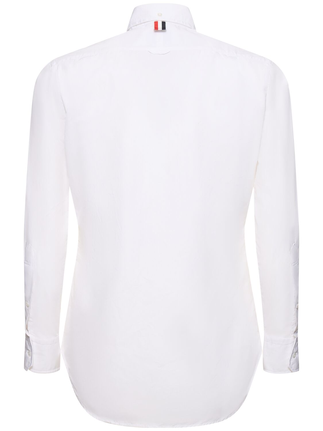 Shop Thom Browne Classic Cotton Shirt In White