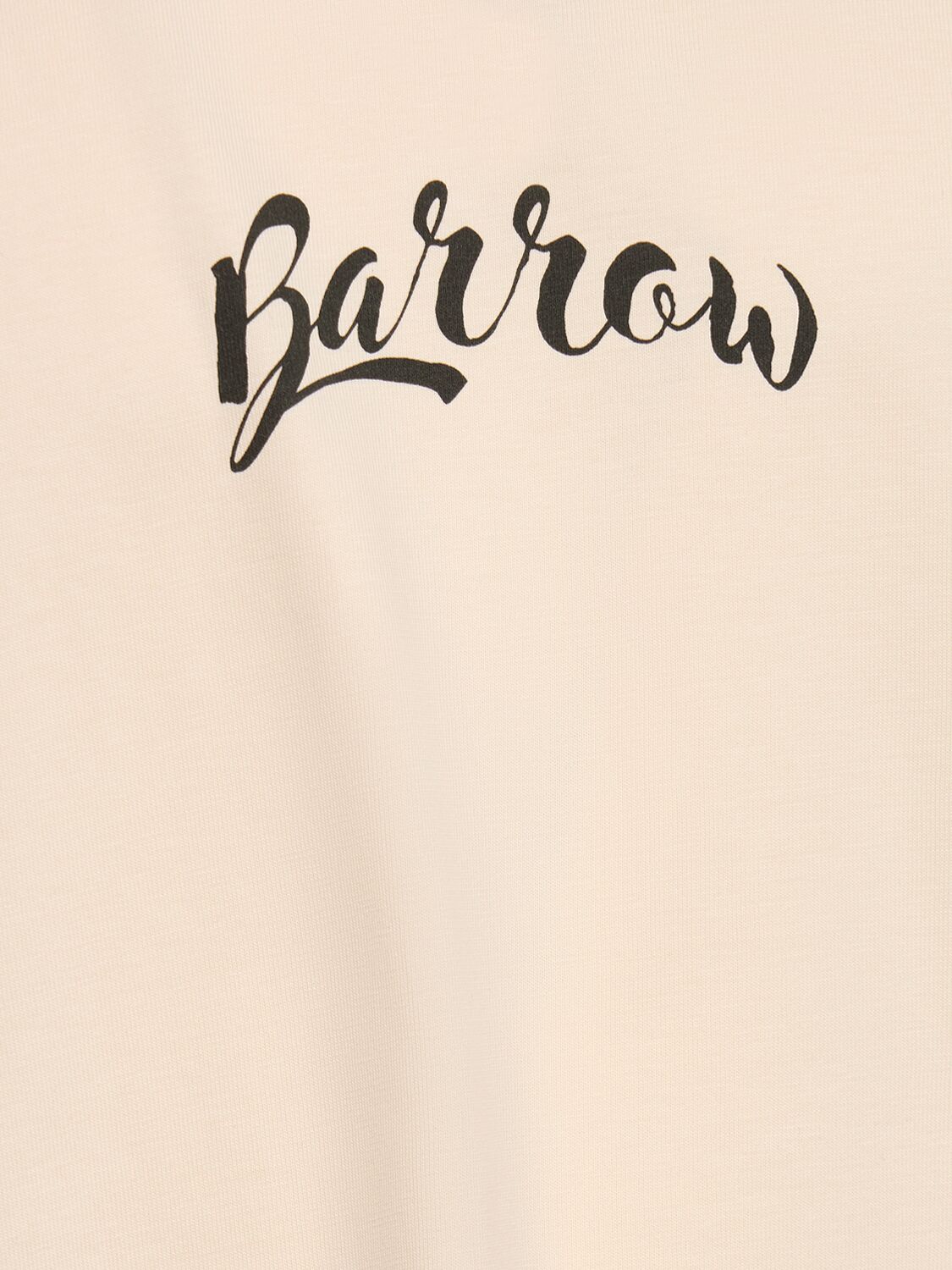 Shop Barrow Bear Printed Cotton T-shirt In Turtledove