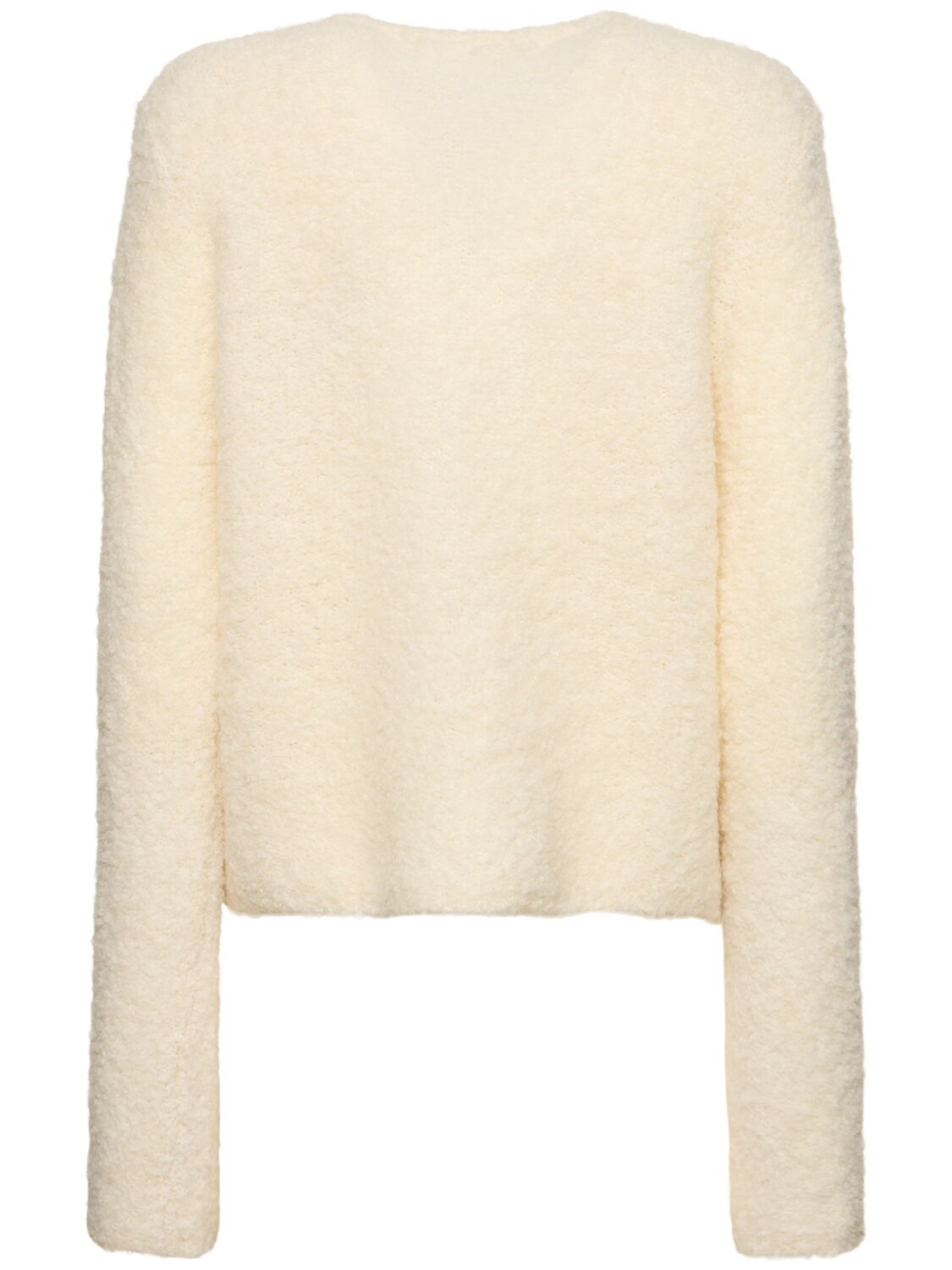 Shop Designers Remix Brielle Wool Blend Cardigan In White