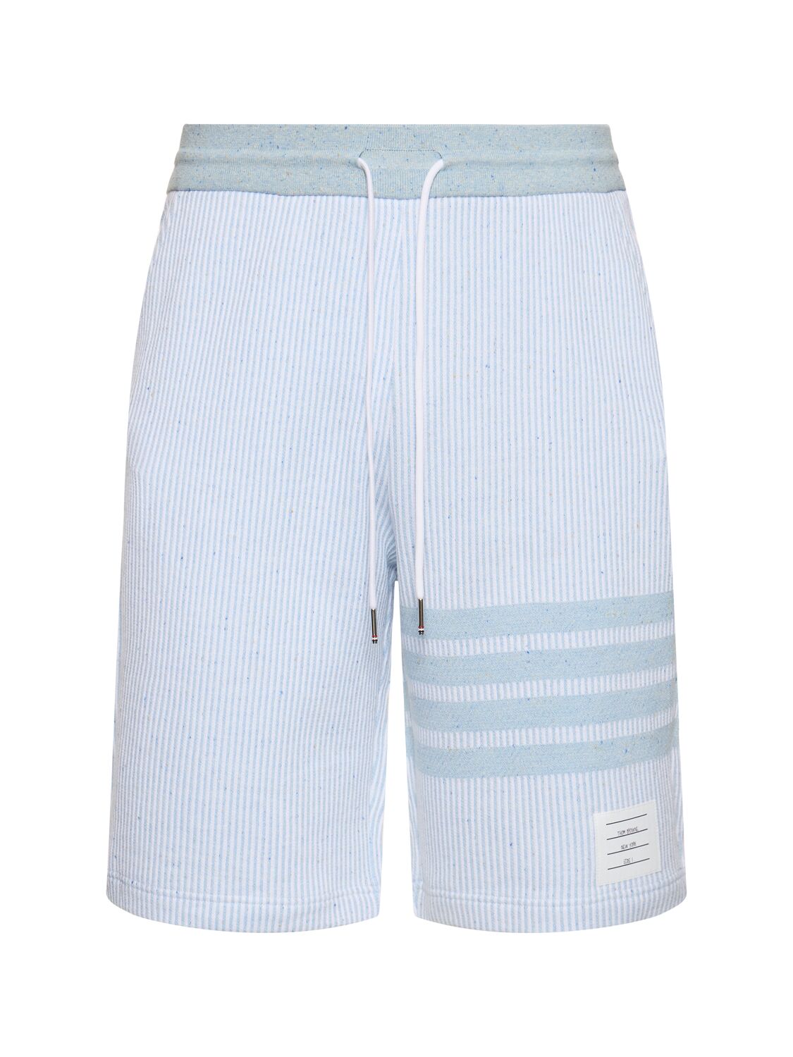 Image of Cotton & Silk Sweat Shorts W/bars
