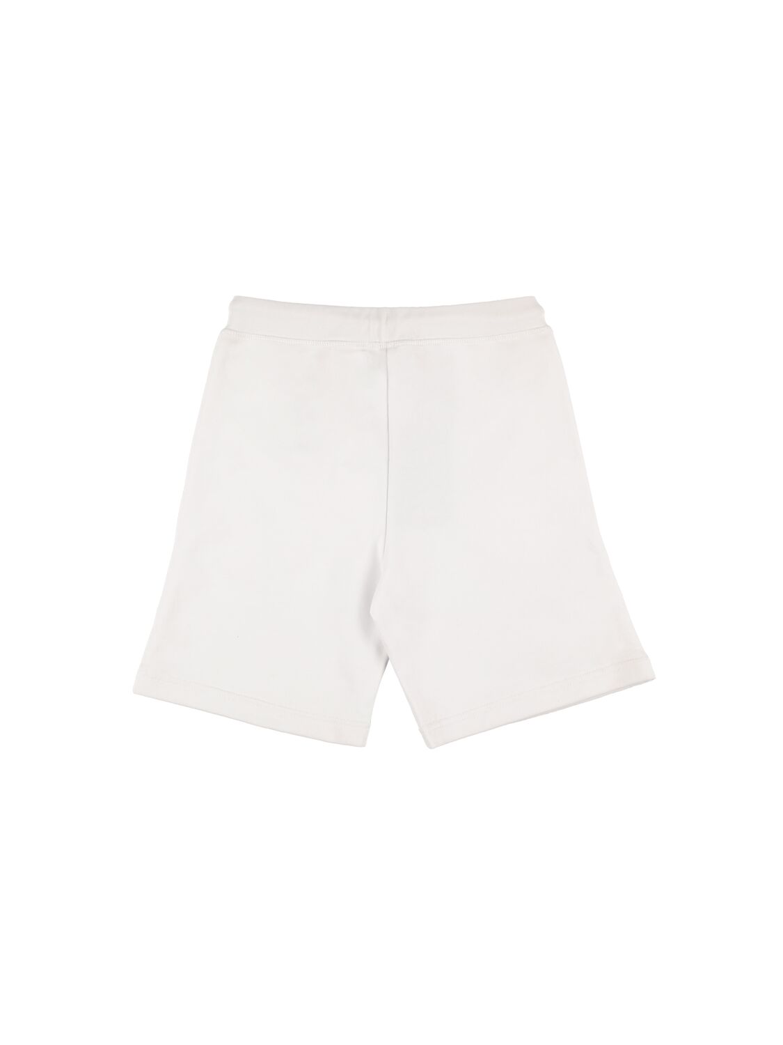 Shop Dsquared2 Printed Cotton Sweat Shorts In White