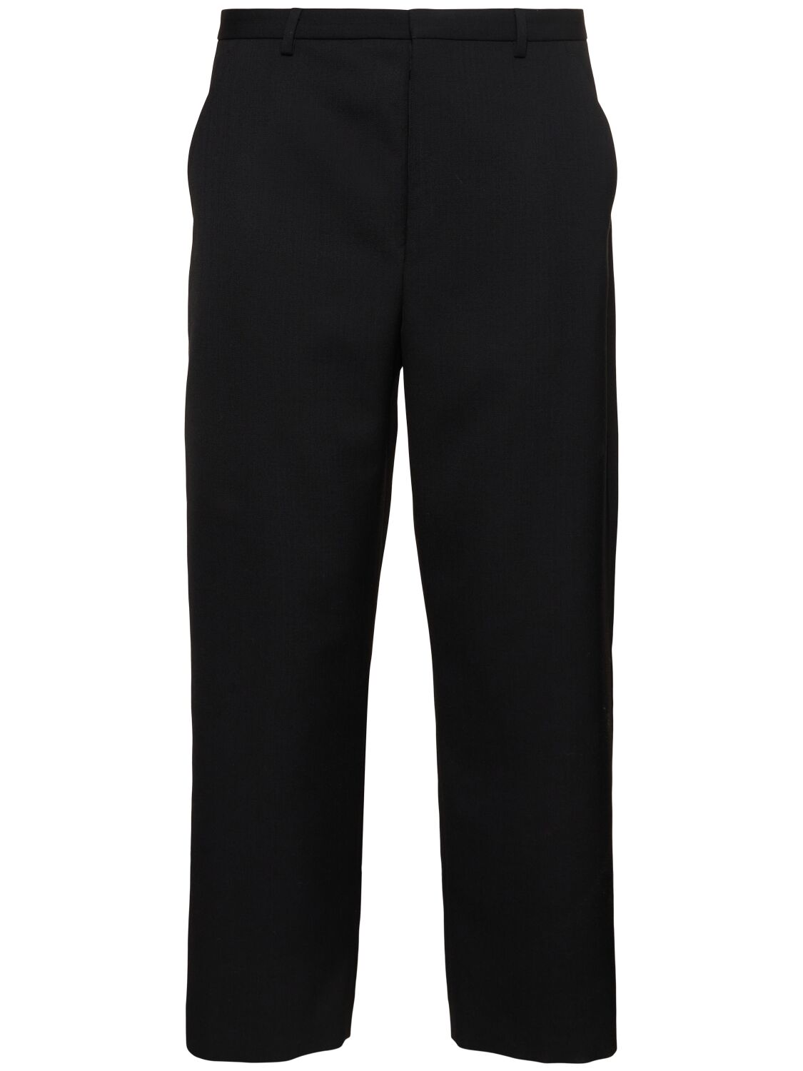 Acne Studios Prop Straight Trousers In Black