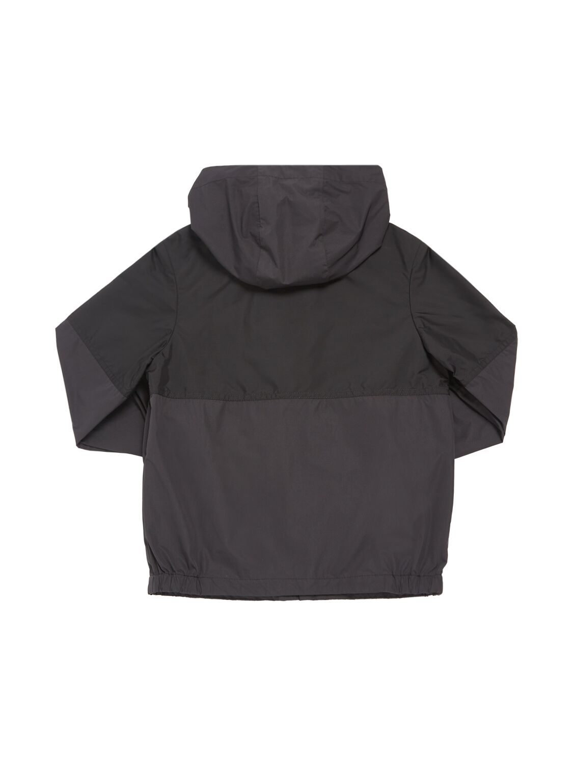 Shop Moncler Joly Logo Nylon Rainwear Jacket In Black
