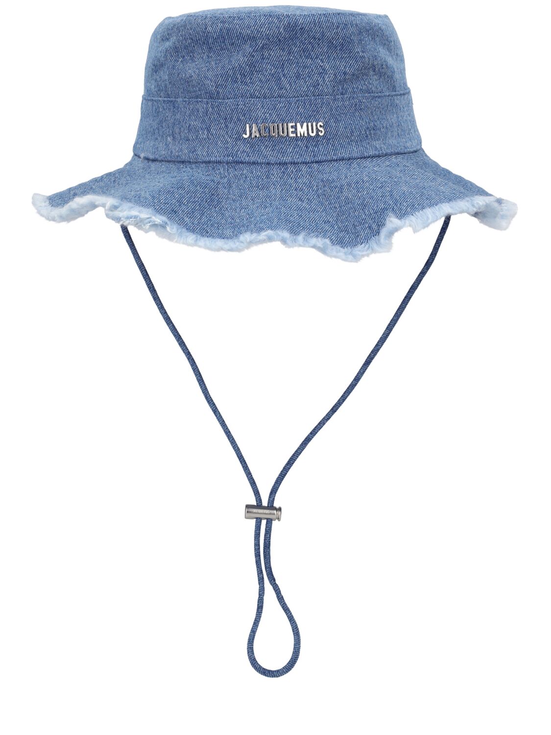 Jacquemus Le Bob Artichaut Cotton Bucket Hat In Blue