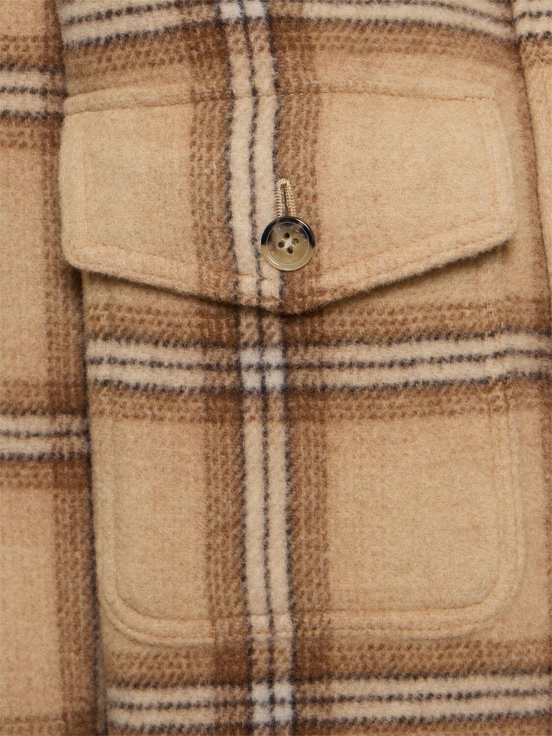 FAXONA格纹羊毛夹克
