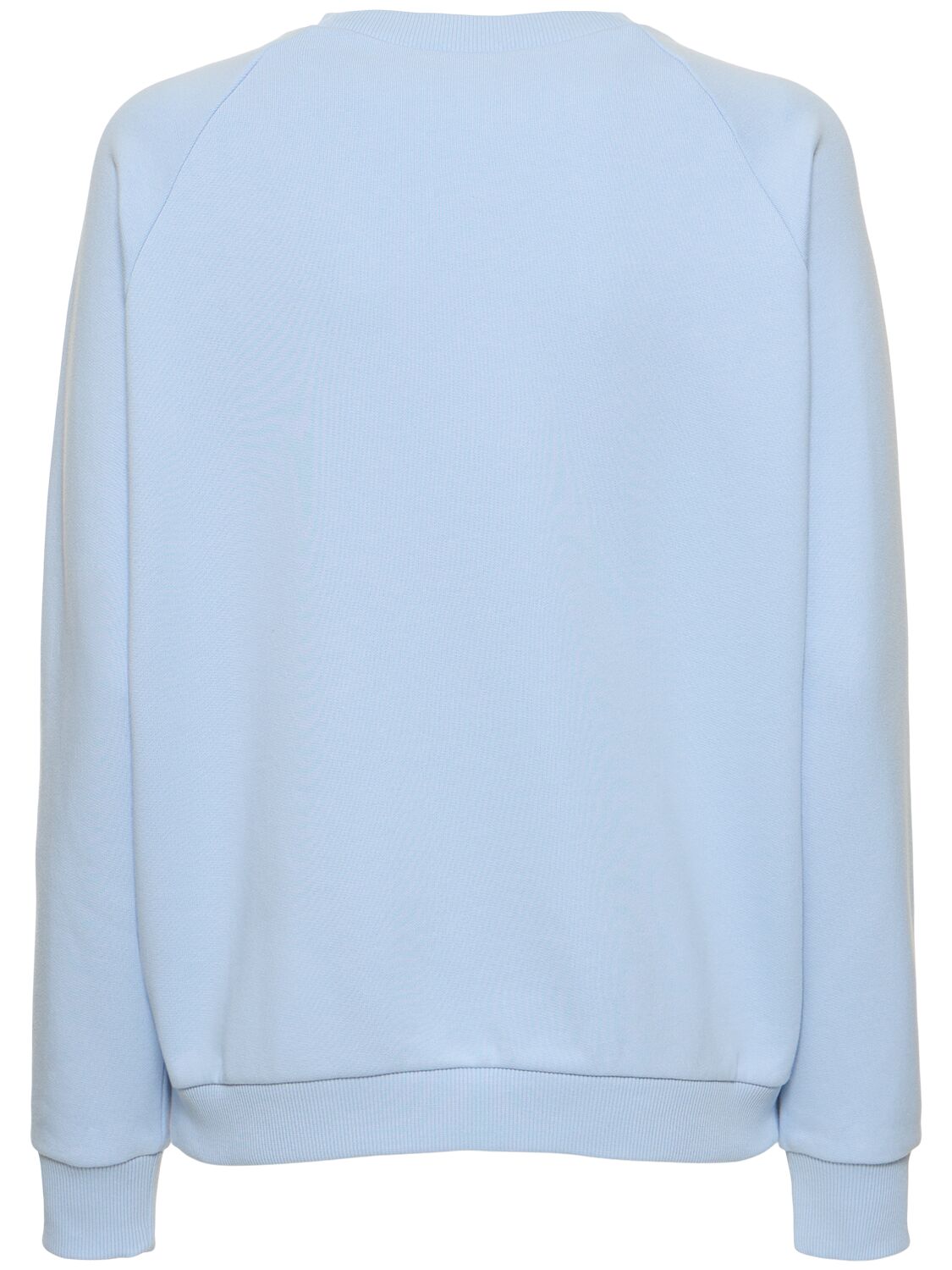 Shop Tory Sport French Terry Crewneck Sweatshirt In Light Blue