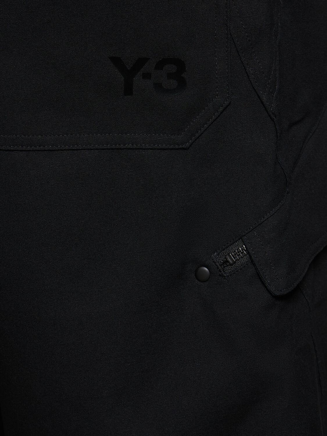 Shop Y-3 Workwear Shorts In Black