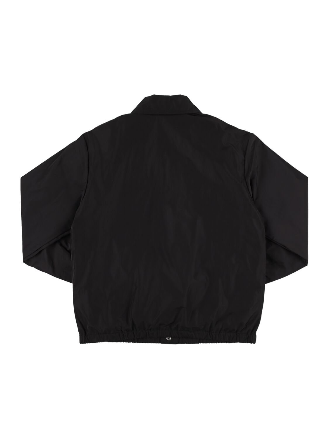 Shop Dsquared2 Printed Logo Nylon Jacket In Black