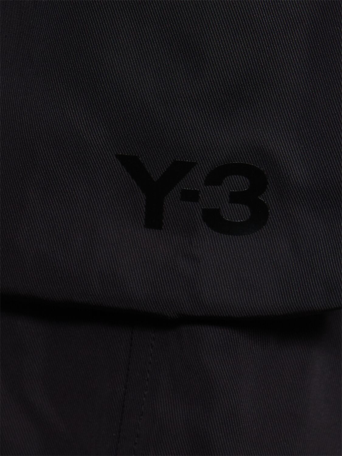 Shop Y-3 Nylon Twill Shorts In Black