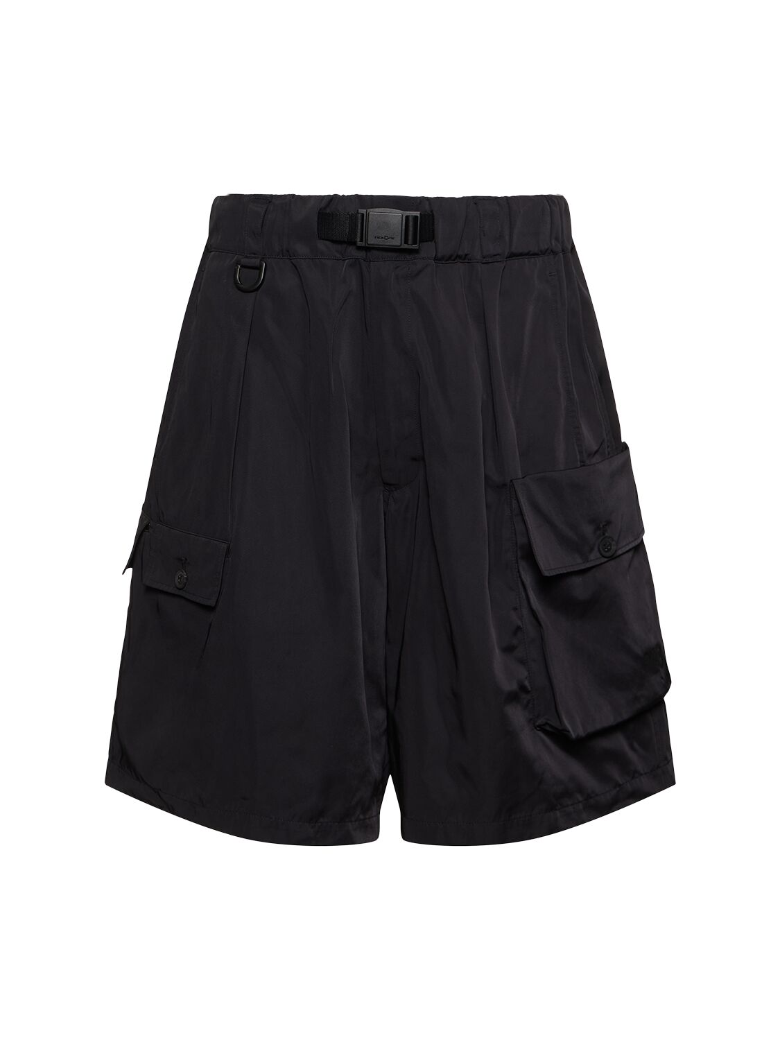 Y-3 Nylon Twill Shorts In Black
