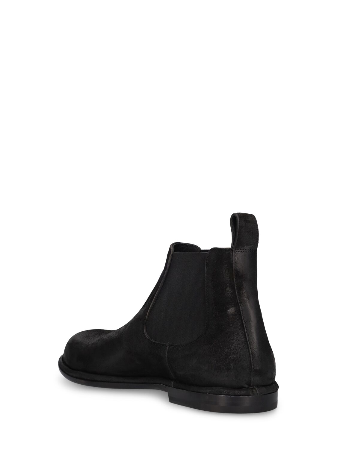 Shop Mattia Capezzani Reverse Leather Chelsea Boots In Black