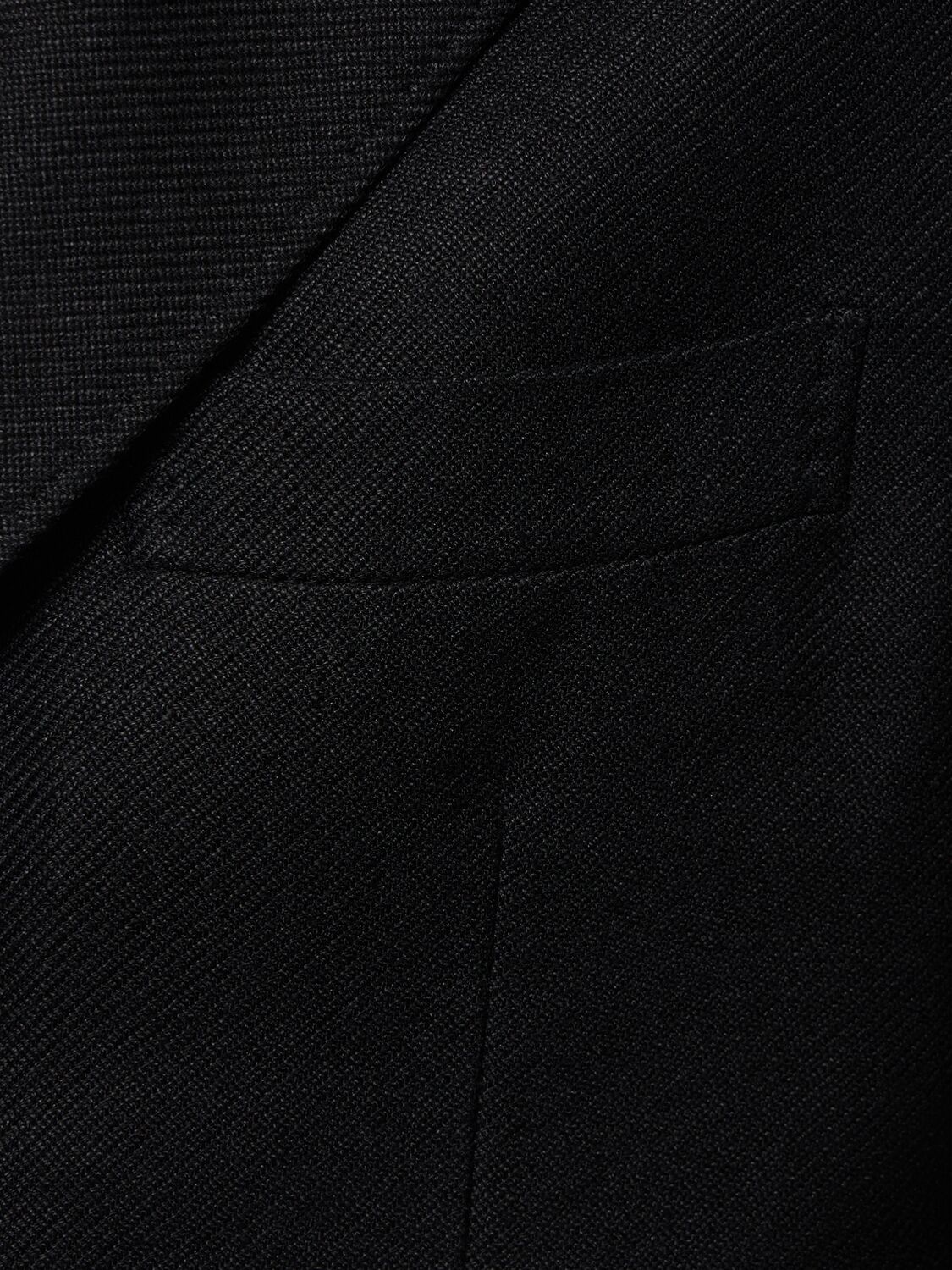Shop Brunello Cucinelli Deconstructed Linen Blend Blazer In Black