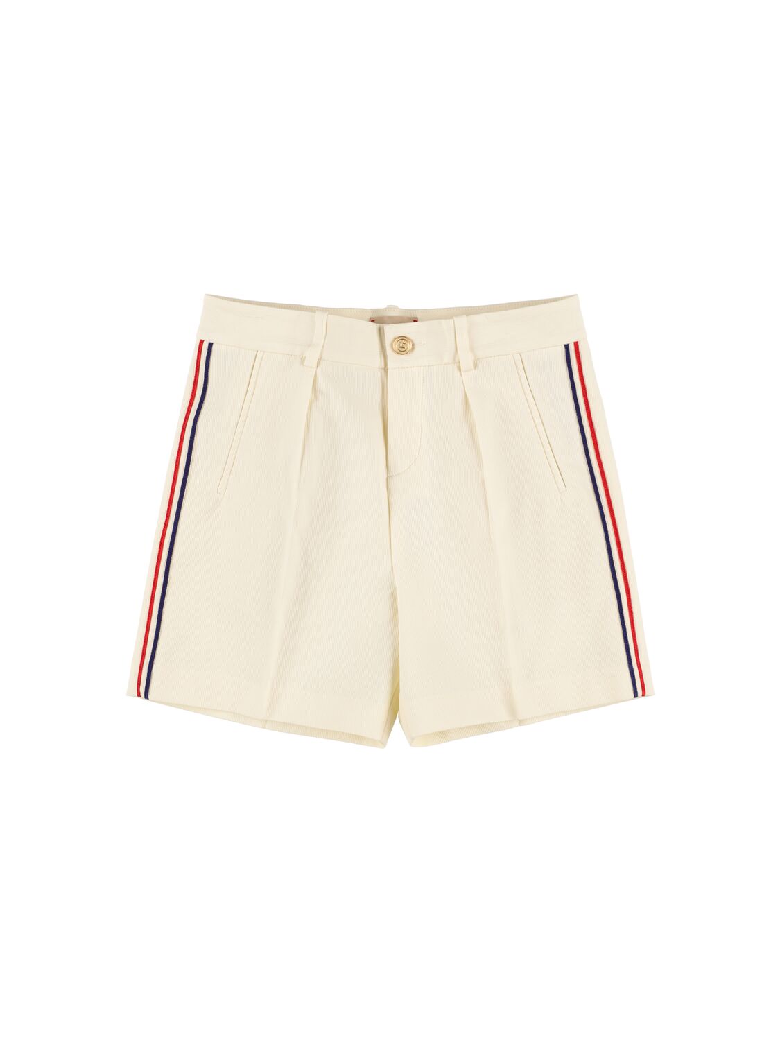 Gucci Kids' Cotton Shorts In Neutral