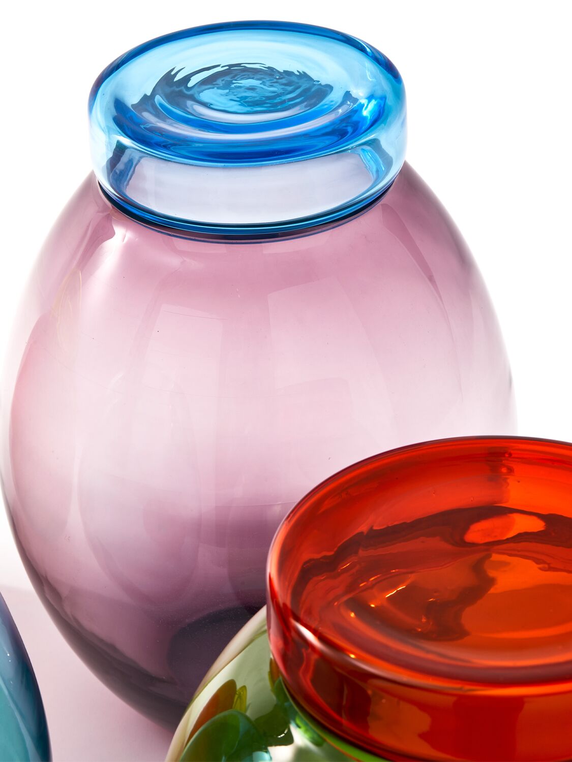 Polspotten Set Of Four Caps And Jars In Multicolor
