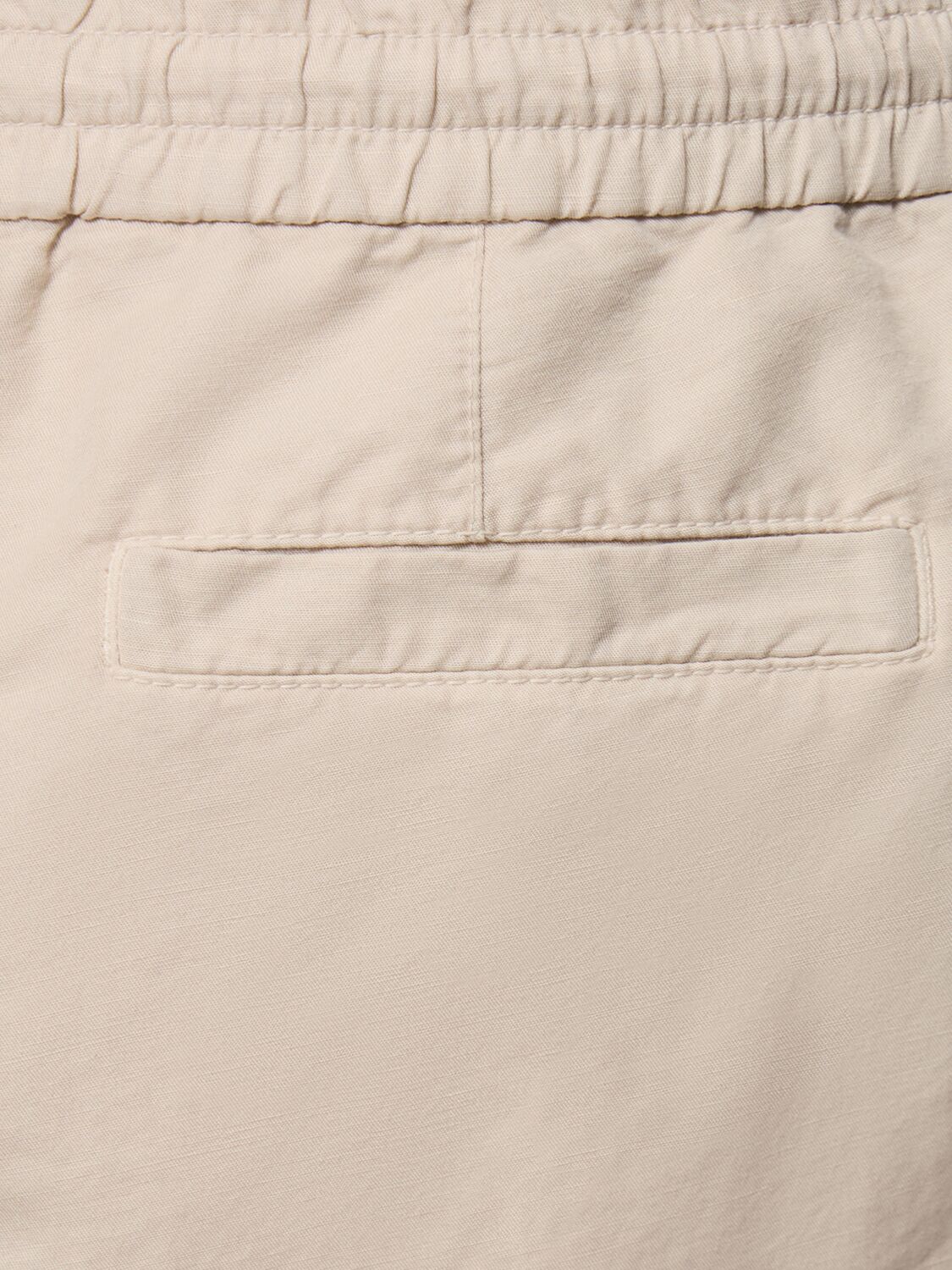Shop Brunello Cucinelli Cotton & Linen Bermuda Shorts In Light Beige