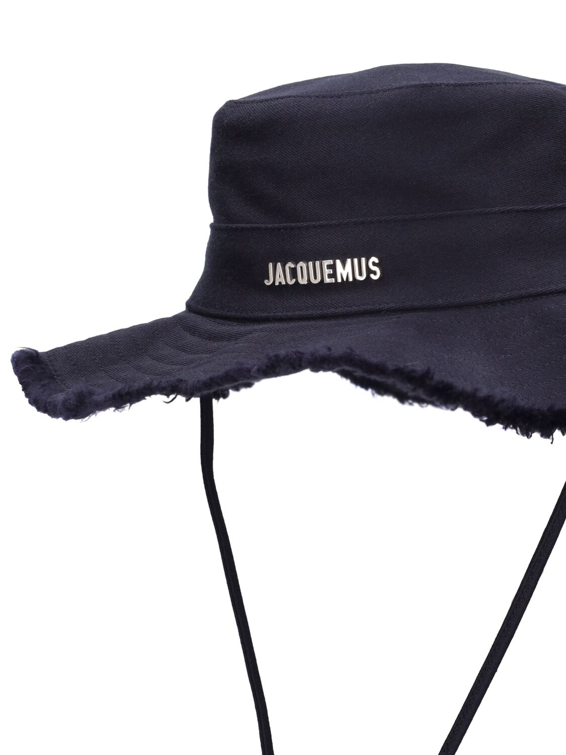 Shop Jacquemus Le Bob Artichaut Cotton Bucket Hat In Navy