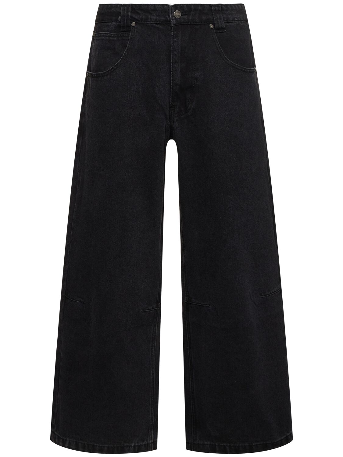 Jaded London Colossus Baggy Jeans In Solid Black