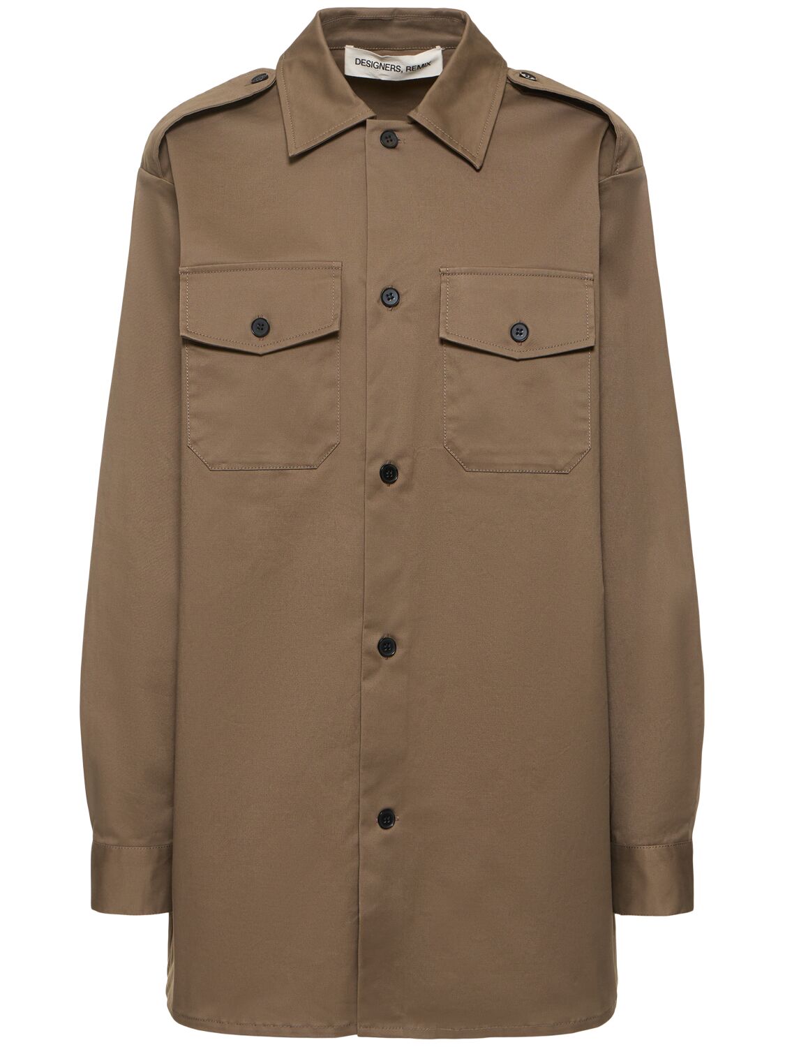 Image of Dylan Organic Cotton Blend Long Jacket
