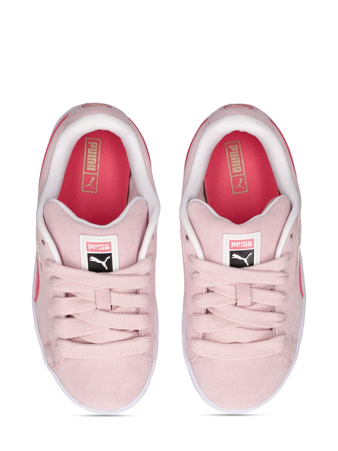 Shop Puma Suede Xl Ps Lace-up Sneakers In 핑크