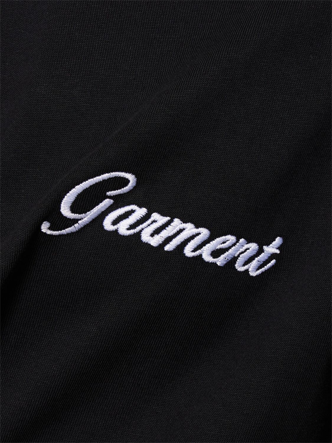 Shop Garment Workshop If You Know You Know Embroidered T-shirt In Chaos Black
